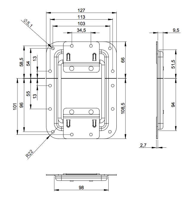 Datenblatt Deckelfeststeller