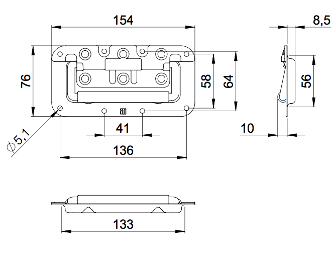 Datenblatt Klappgriff klein
