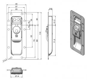 2 HE Butterfly Verschluss