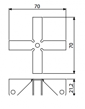Stabilisierungskreuz 9,2 mm