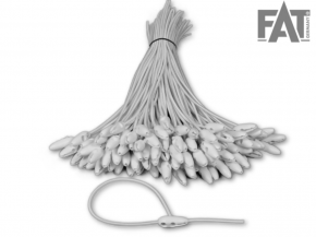 Spannseil mit Schnellfixierung 50cm weiß