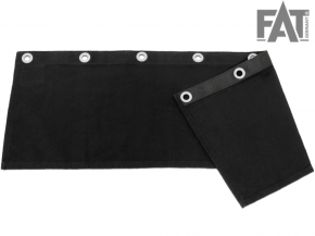 Bühnenmolton schwarz 8 m x 3 m